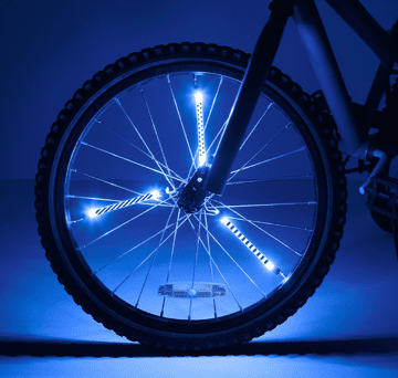 Brightz LED svjetla za žbice bicikla Spoke Tube, plava