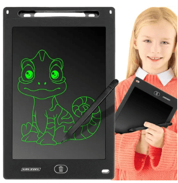 Kruzzel LCD tablica sa risanje 10" XL, digitalna risalna tabla sa djecu i odrasle, pisalo, gumb sa brisanje, saklep saslona