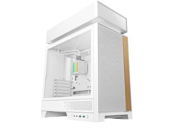 DEEPCOOL Kućište za računalo DeepCool CL6600 WH, AIO 360mm, ATX, Midi-Tower, ARGB, kaljeno staklo, bijelo