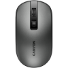 Canyon MW-18, bežični miš od 2,4 GHz s Li-polimerskom baterijom od 300 mAh, tamnosivi
