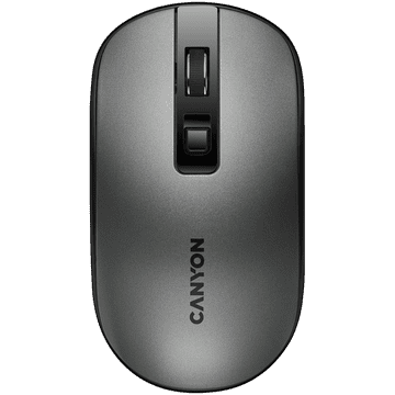Canyon MW-18, bežični miš od 2,4 GHz s Li-polimerskom baterijom od 300 mAh, tamnosivi