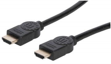 Manhattan 1 m crni HDMI kabel s Ethernetom