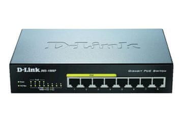 D-Link DGS-1008P/E mrežni prekidač