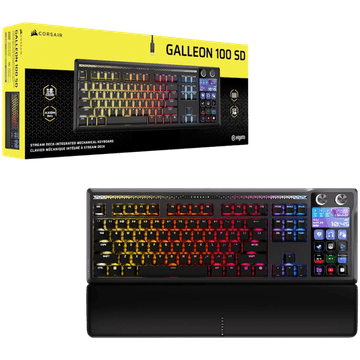 Corsair GALLEON 100 SD RGB mehanička gejmerska tipkovnica s Stream Deck, crna