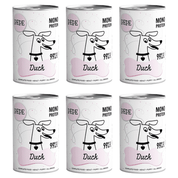 Paka Zwierzaka Pepe Duck Pet Pack 99% patka 6 x 400 g