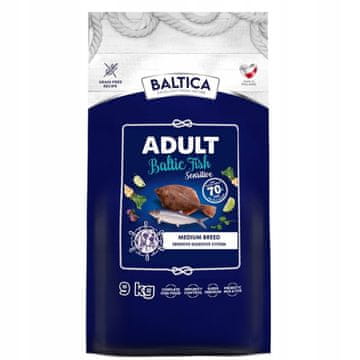 Suha hrana za pse Excellent Adult Sensitive Bałyckie fish M 9 kg