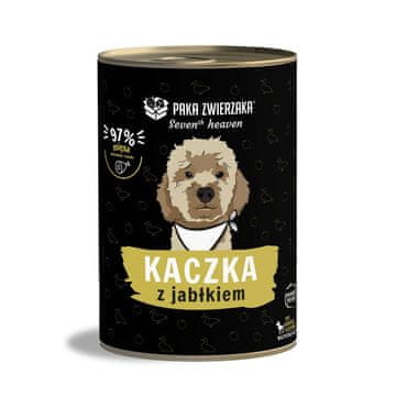 Paka Zwierzaka PZW Sedmo nebo Patka s jabukom mokra hrana za pse - 400g
