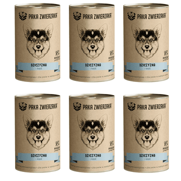 Paka Zwierzaka Animal Pack Divljač i losos 6x400g