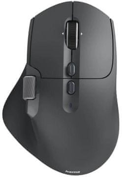 Hama WM900 ergonomski višenamjenski RF Bluetooth miš crne boje