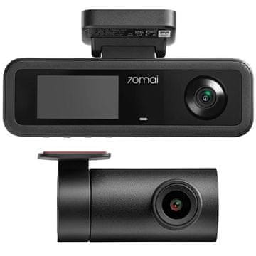 70mai Video snimač + stražnja kamera T400 crna