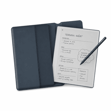 Remarkable Tablet reMarkable Paper Pure + Marker Plus + Sleeve Folio Ocean Blue