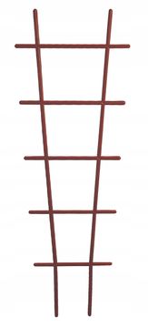 Prosperplast Potporanj za biljke, plastične ljestve za cvijeće, smeđe boje, 20x67 cm