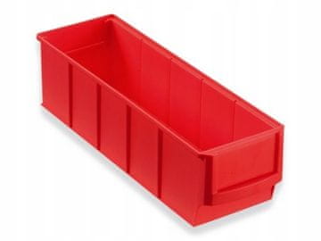 Allit ShelfBox 300 S kontejner s policama | Crveni