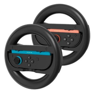 Nikcorp Upravljač za Nintendo Switch 2 Gaming dodaci Set od 2 kom Joy-Con pretvorba ergonomski protuklizni bez alata crni, upravljači za Mario Kart World, multiplayer