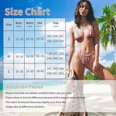 Nikcorp Dvodijelni kupaći kostim bikini Seksi sjajni ružičasti push-up za žene triangle V izrez Brazilke visokog kroja podesive trakice 82% poliester 18% elastan