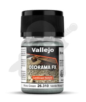 Vallejo VALL-26310 Diorama FX Lansc. Tekst. Mahovinasto zelena 0,1