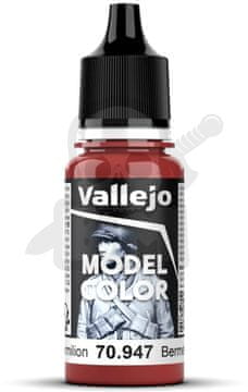 Vallejo VALL-70947 Model Color 17ml Dark Vermillion
