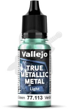 Vallejo VALL-77113 True Metallic Beetle Green 18ml