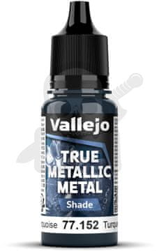 Vallejo VALL-77152 True Metallic Sapphire Blue 18ml
