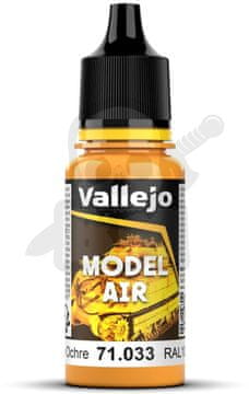 Vallejo VALL-71033 Model Air 17ml žuta oker