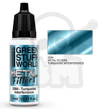 Green Stuff World GSTU509434 Metalni filteri tirkizni interferentni. 17 ml