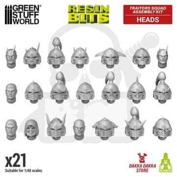 Green Stuff World GSTU519036 3D printane Dakka glave izdajnika