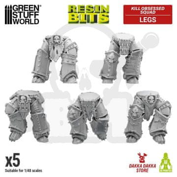 Green Stuff World 3D ispisane Dakka Khorne noge GSTU518787