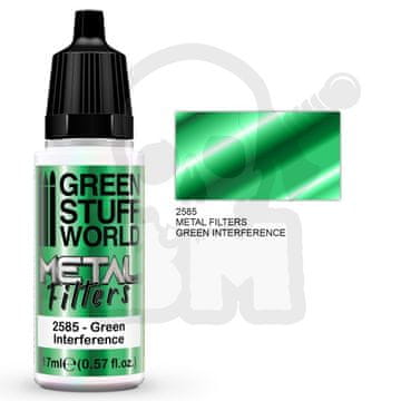 Green Stuff World Metalni filteri zeleni interferentni 17ml