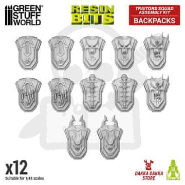 Green Stuff World GSTU519050 3D tiskani ruksaci Dakka Traitors