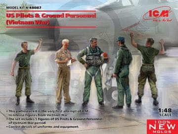 ICM Icm48087 američki piloti i zemaljsko osoblje vijetnamski rat 1:48