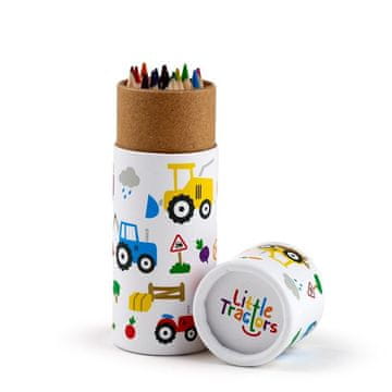 Puckator PKPCASE47 Set od 12 bojica Mali traktori