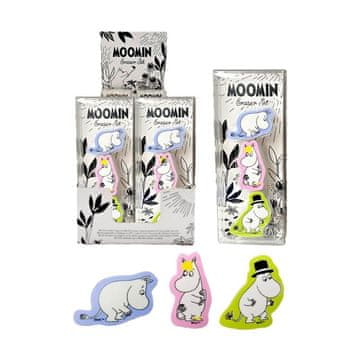 Puckator PKSTA388 gumica za brisanje set 3 mumini