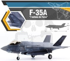 Academy ACAD-12561 F-35A Zračnih snaga 7 nacija 1:72