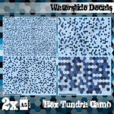 Green Stuff World Naljepnice za vodu GSTU507522 Hex Tundra Camo