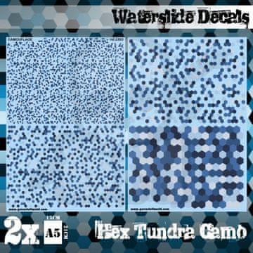 Green Stuff World Naljepnice za vodu GSTU507522 Hex Tundra Camo