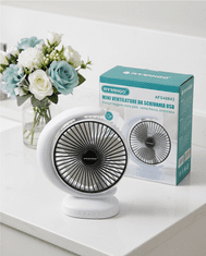 Arrango Stolni ventilator s ugrađenom punjivom baterijom za bežičnu upotrebu