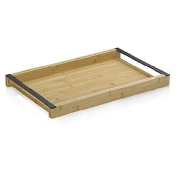Kela Poslužavnik KL-12597 Kiril 54x35 cm bamboo black