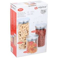 Alpina Posuda za hranu ED-216063 set od 3 plastične boce 1,4 l, 950 ml i 650 ml