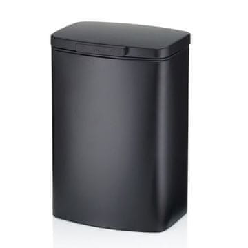 Kela Zidna košara KL-23986 Damian metalna 21,5 x 16 x 29 cm 5l crna