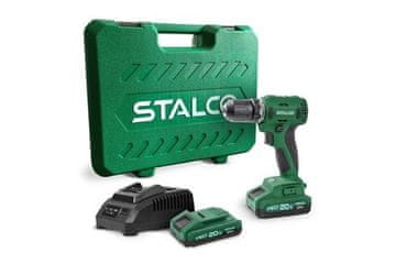 STALCO Akumulatorska bušilica DS20-55BL BATERIJA. 2x 2Ah