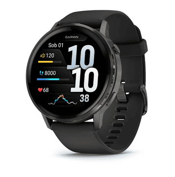Garmin Pametni sat Venu 4, promjer 45 mm, silikon, crna (010-03014-00)
