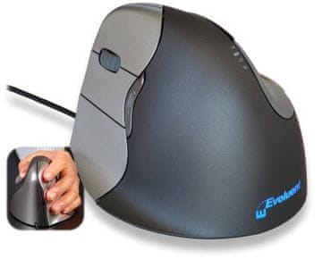 slomart Evoluent VM4L lijevi miš, USB, optički, crni