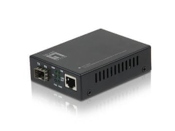 Level One LevelOne IES-3003 Gigabit Ethernet Media Converter, crni