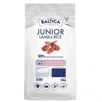 slomart BALTICA Nutraceutic Puppy Monoprotein Janjetina riža 12kg, hrana za pse