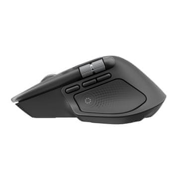 slomart Logitech MX Master 4 miš, desnoruki, RF Wireless + Bluetooth, 8000 DPI, grafitni