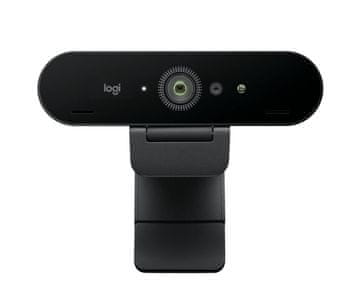 slomart Logitech Brio 4K web kamera, 13 MP, USB, grafitna