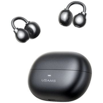 USAMS Slušalice Bluetooth USAMS Echo R02 Clip-on bežične sive