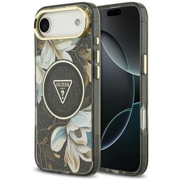 Guess Guess Iml Glitter Flowers Trokutna Magsafe Futrola Za Iphone Air S Cvjetnim Uzorkom