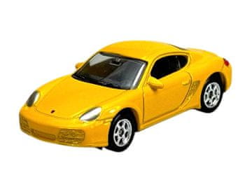 WELLY Porsche Cayman S žuti 1:60 52224