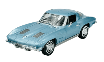 WELLY 1963 Chevrolet Corvette plava 1:24 24073